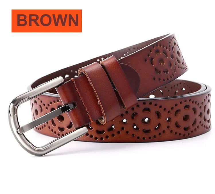 Genuine Leather Belt For Women Jeans Belts