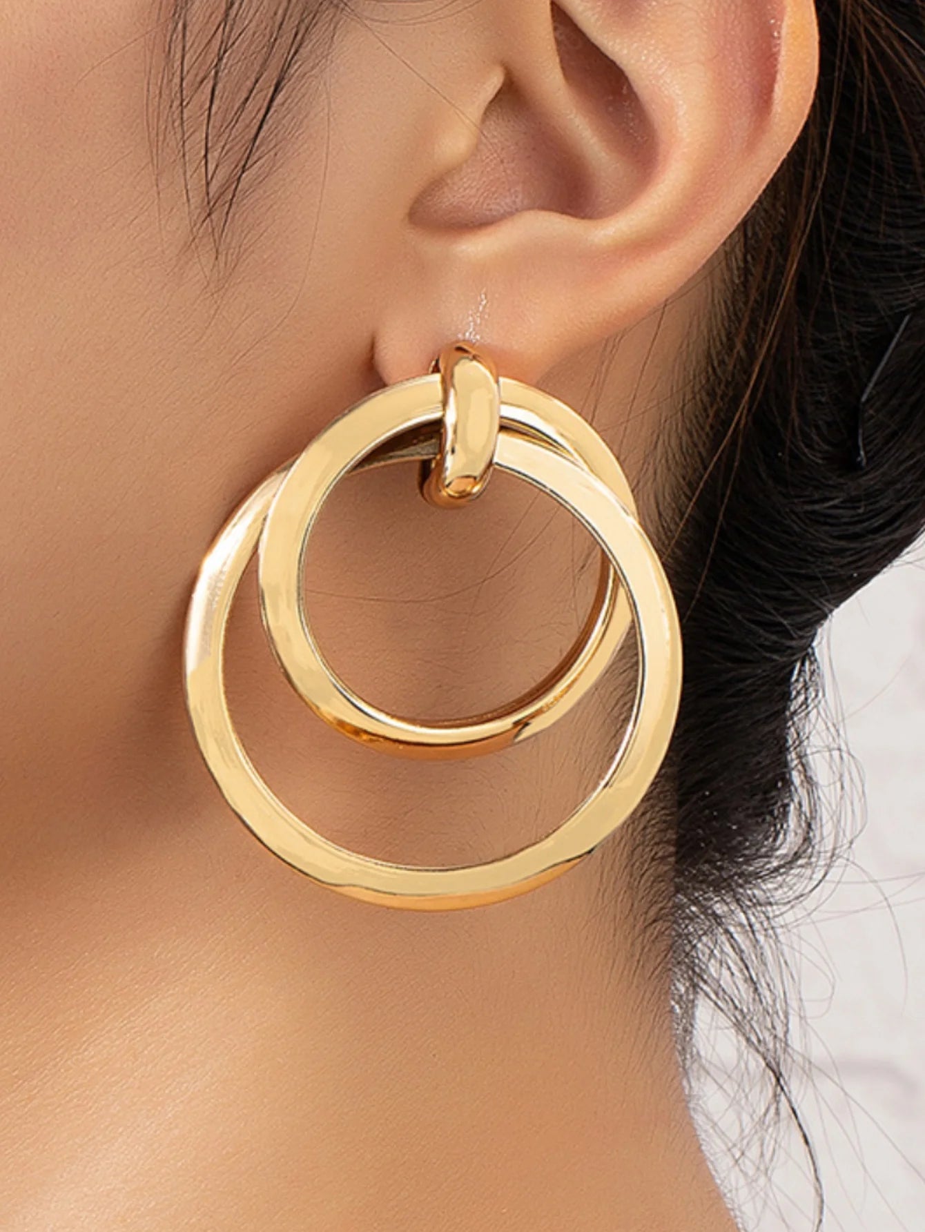 Geometric Circle Fashion Earrings