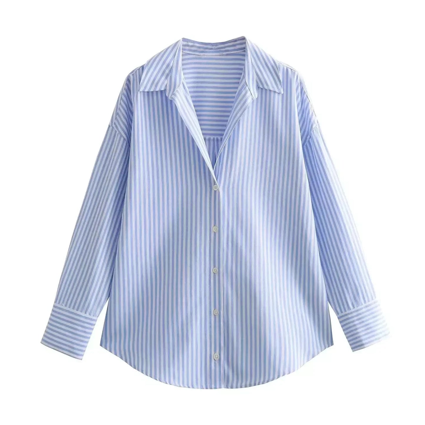 Oxford Women Long Sleeve Cotton Blouse