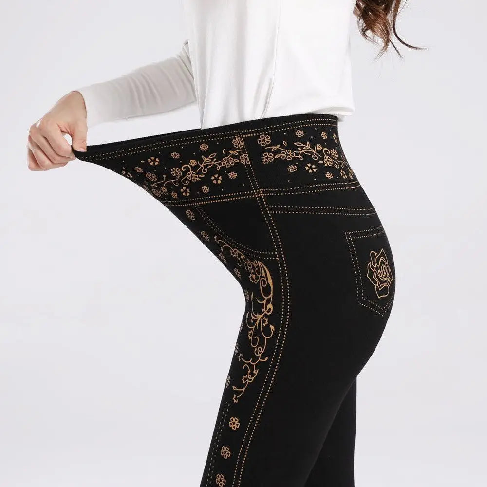 Elastic High Waist Leggings