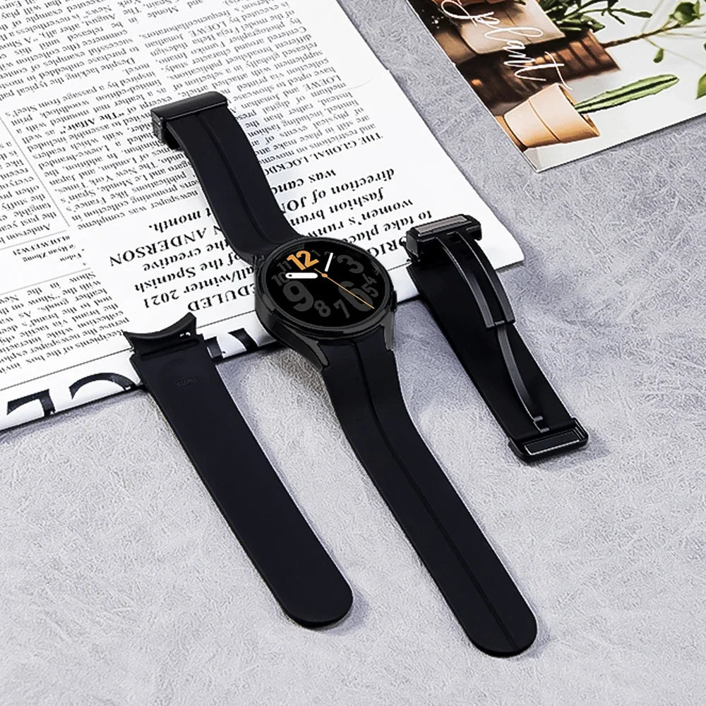 Magnetic Silicone Strap Watch