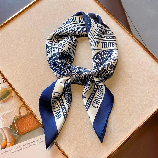 Silk Square Printed Scarf