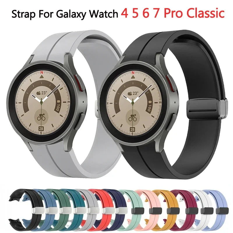 Magnetic Silicone Strap Watch