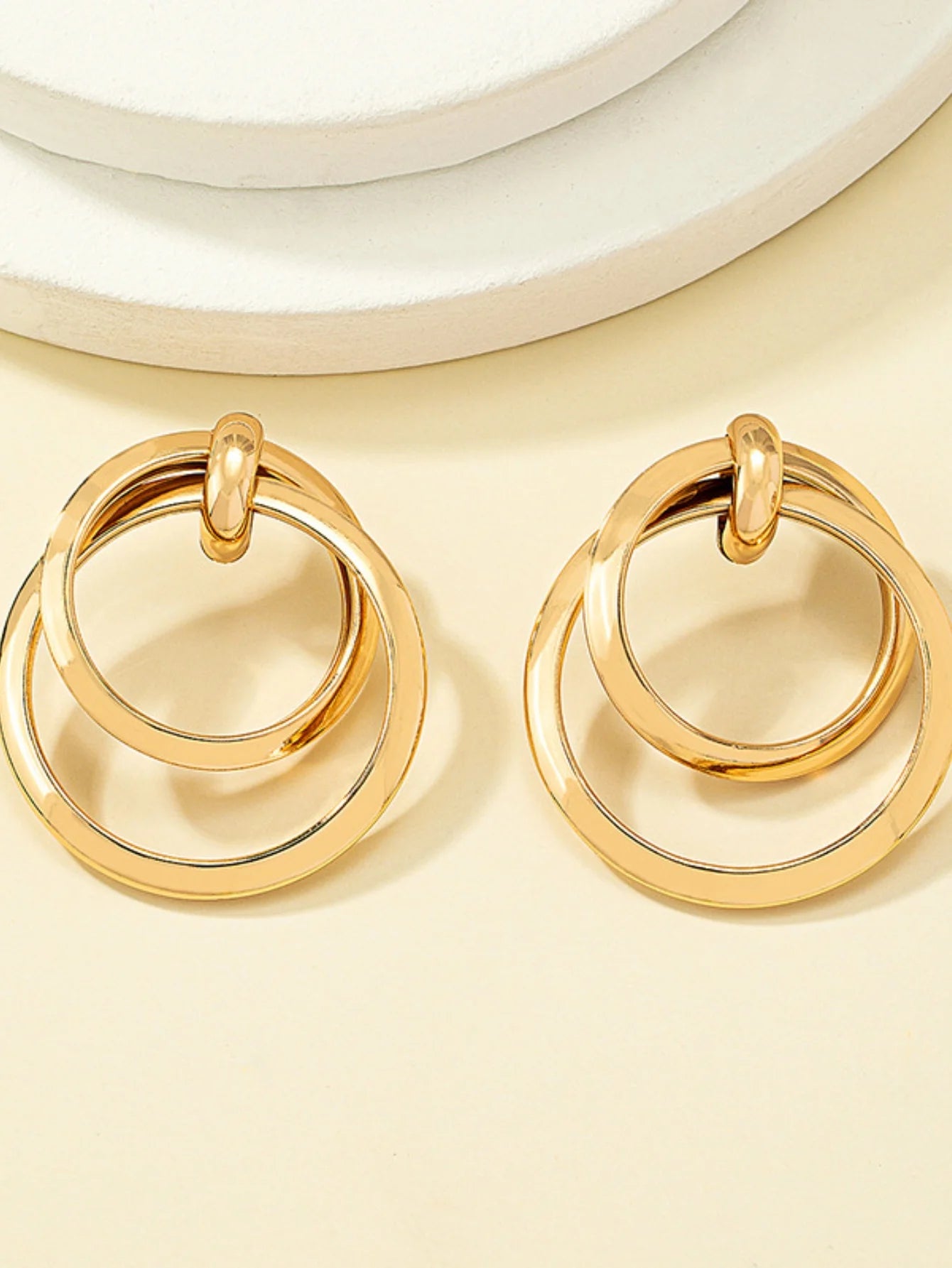 Geometric Circle Fashion Earrings