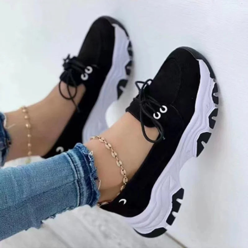 Women Sneakers Platform Casual Breathable Sport Design Vulcanized Shoes