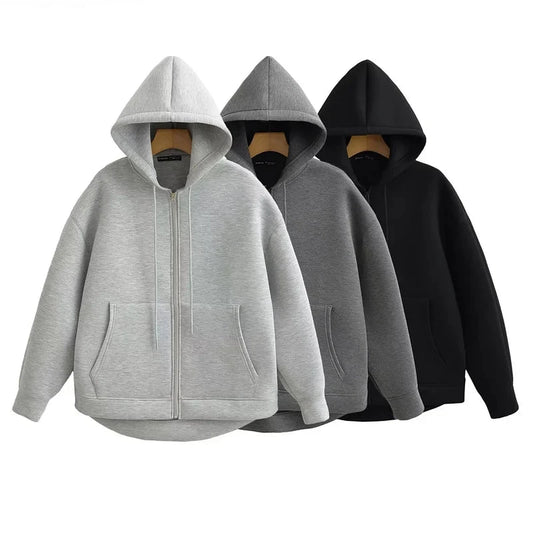 Jane Women Winter Zipper Hoodie