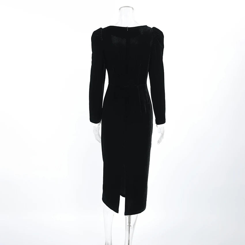 Eleanor Velvet Vintage Dress For Women