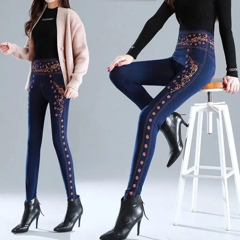 Elastic High Waist Leggings