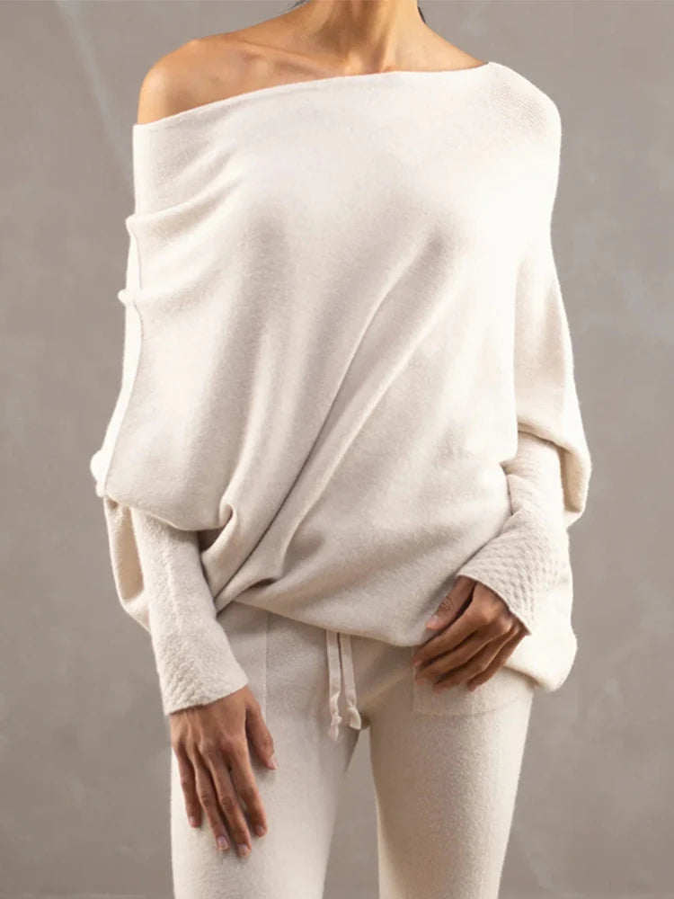 New Women's Ribbed Knit Jumper