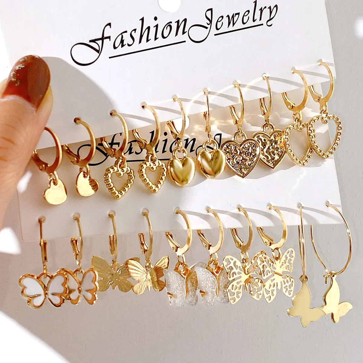 10pcs Women Fashion Earrings